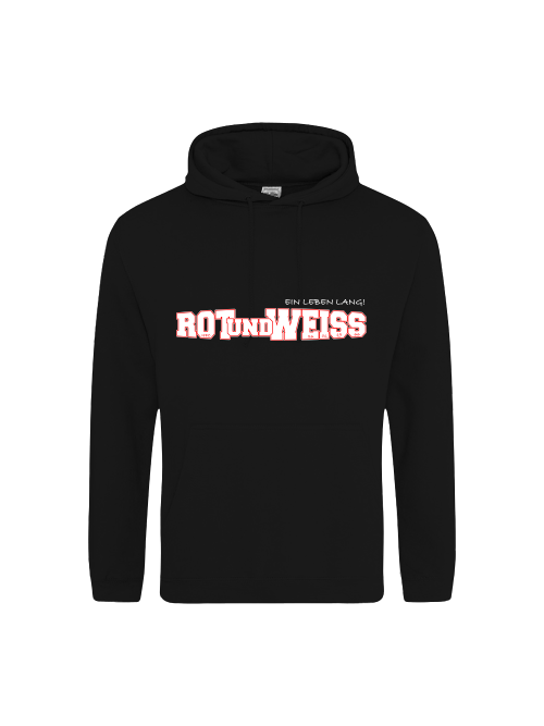 Ein Leben Lang - Rot und Weiss Hoodie POD