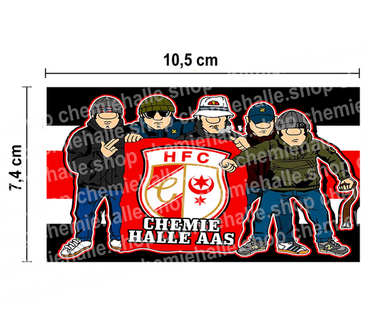 50 Aufkleber Chemie Halle