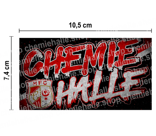 50 Aufkleber Chemie Halle