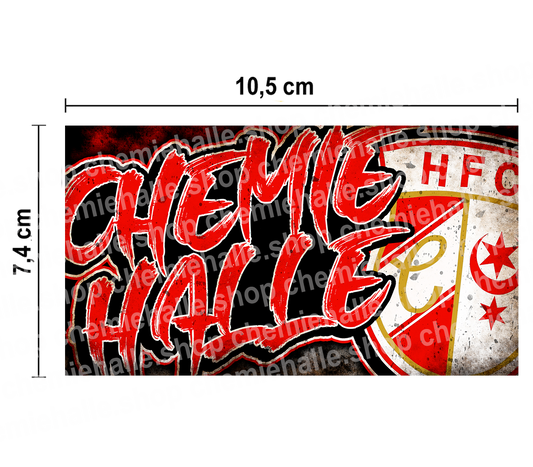 50 Aufkleber Chemie Halle