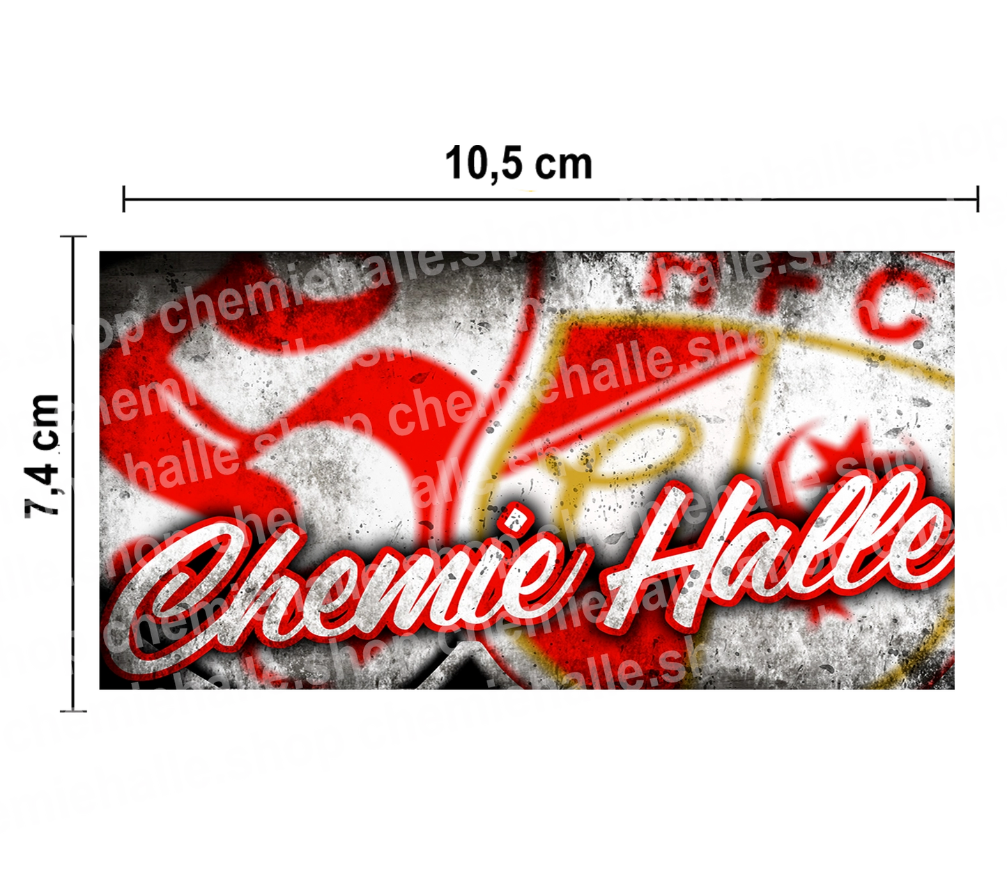 50 Aufkleber Hooligans Chemie Halle