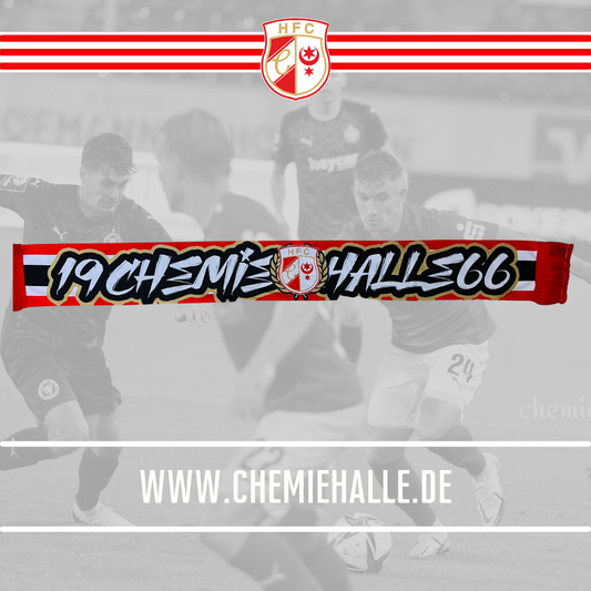 Chemie Halle 1966 Seidenschal (7341192610017)