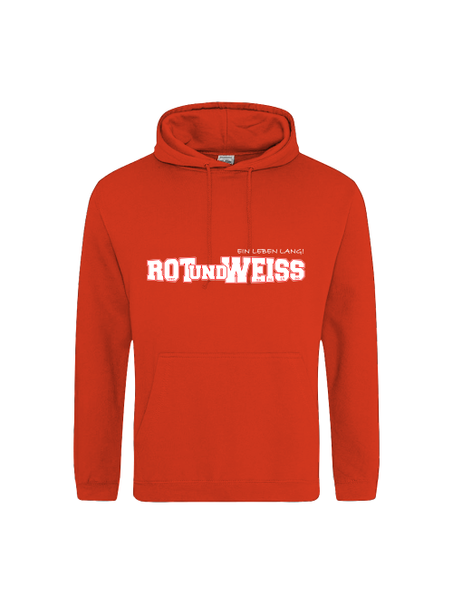 Ein Leben Lang - Rot und Weiss Hoodie